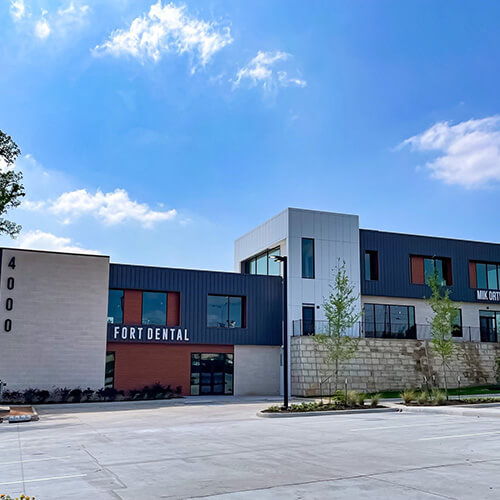 Outside view of Fort Worth Texas dental office