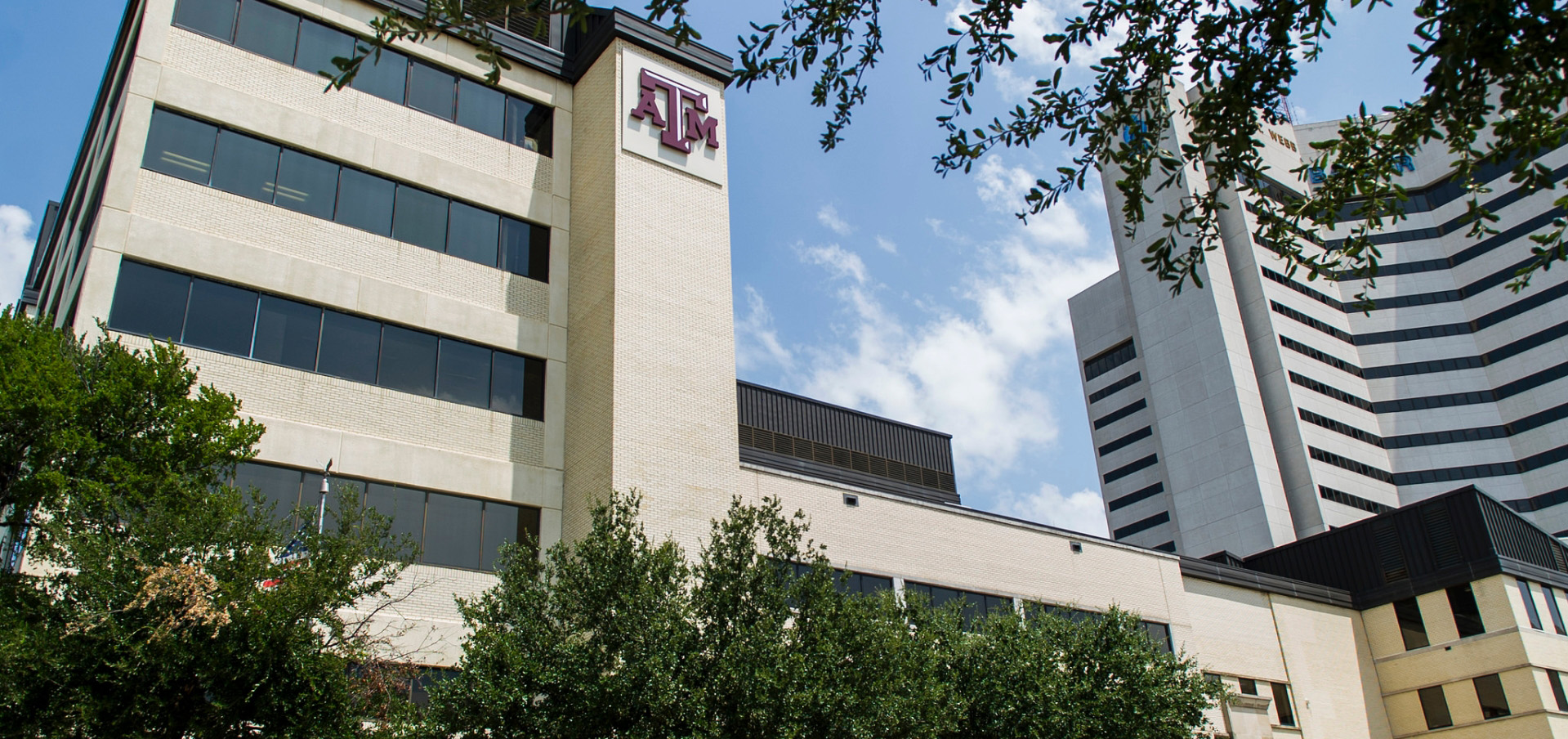 Outside view of dental school building