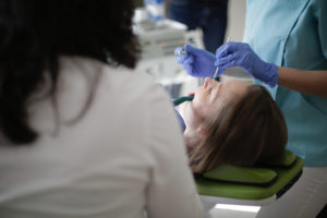 Woman benefiting from sedation dentistry